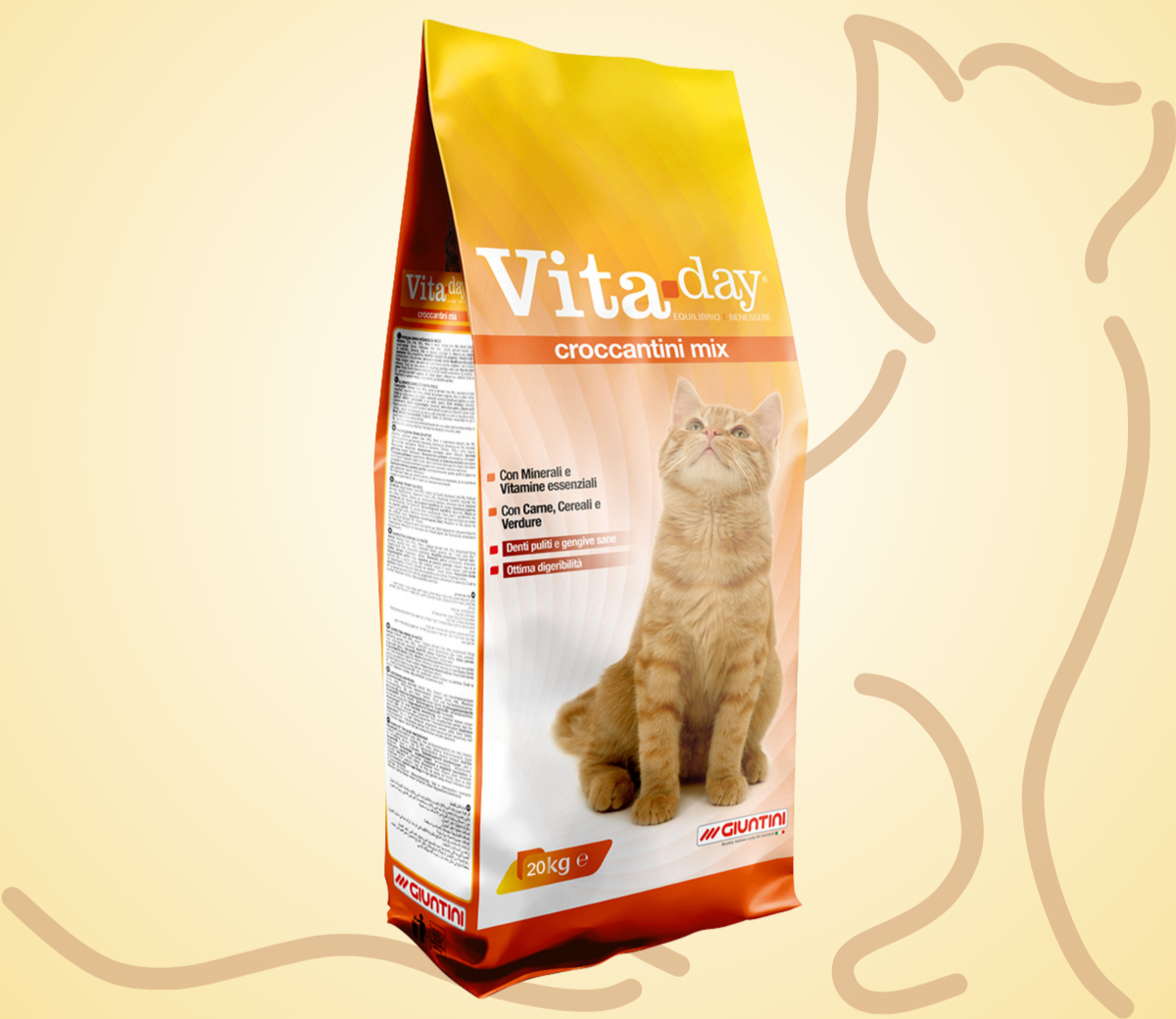 Vita Day Cat Dry Food - Mix 20KG