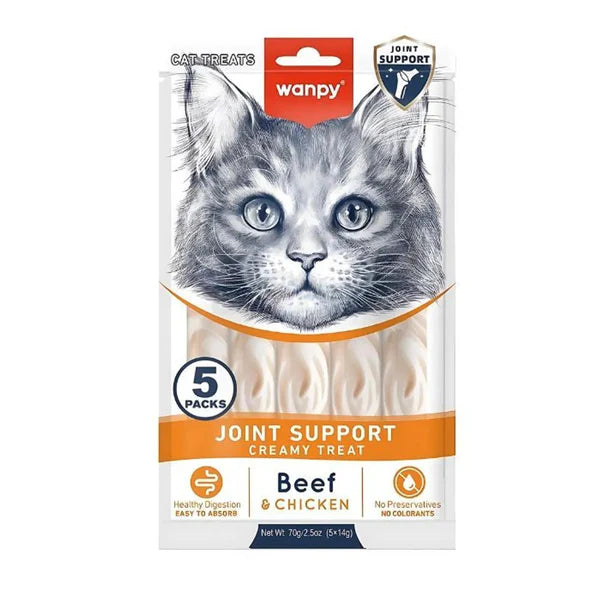 وانبي كات مكافآت لدعم المفاصل بنكهة لحم البقر والدجاج 70 غرام