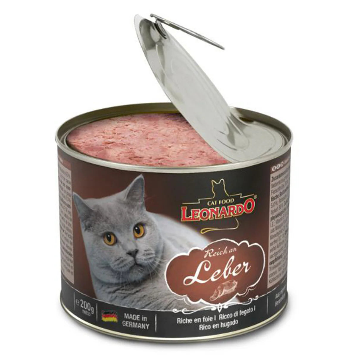Leonardo Cat Wet Food For Adult pure rich In Liver- 200g