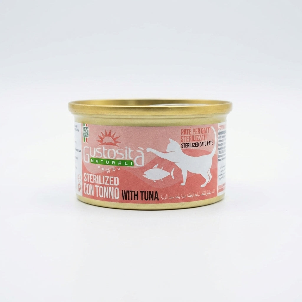 Gustosita Cat Wet Food Adult Sterilized pate Tuna - 85 g