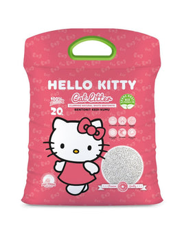 Hello Kitty White Bentonite Clumping Cat Litter Baby Powder 20 L