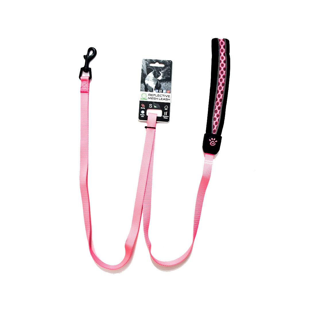 Doco Reflective mesh leash small pink
