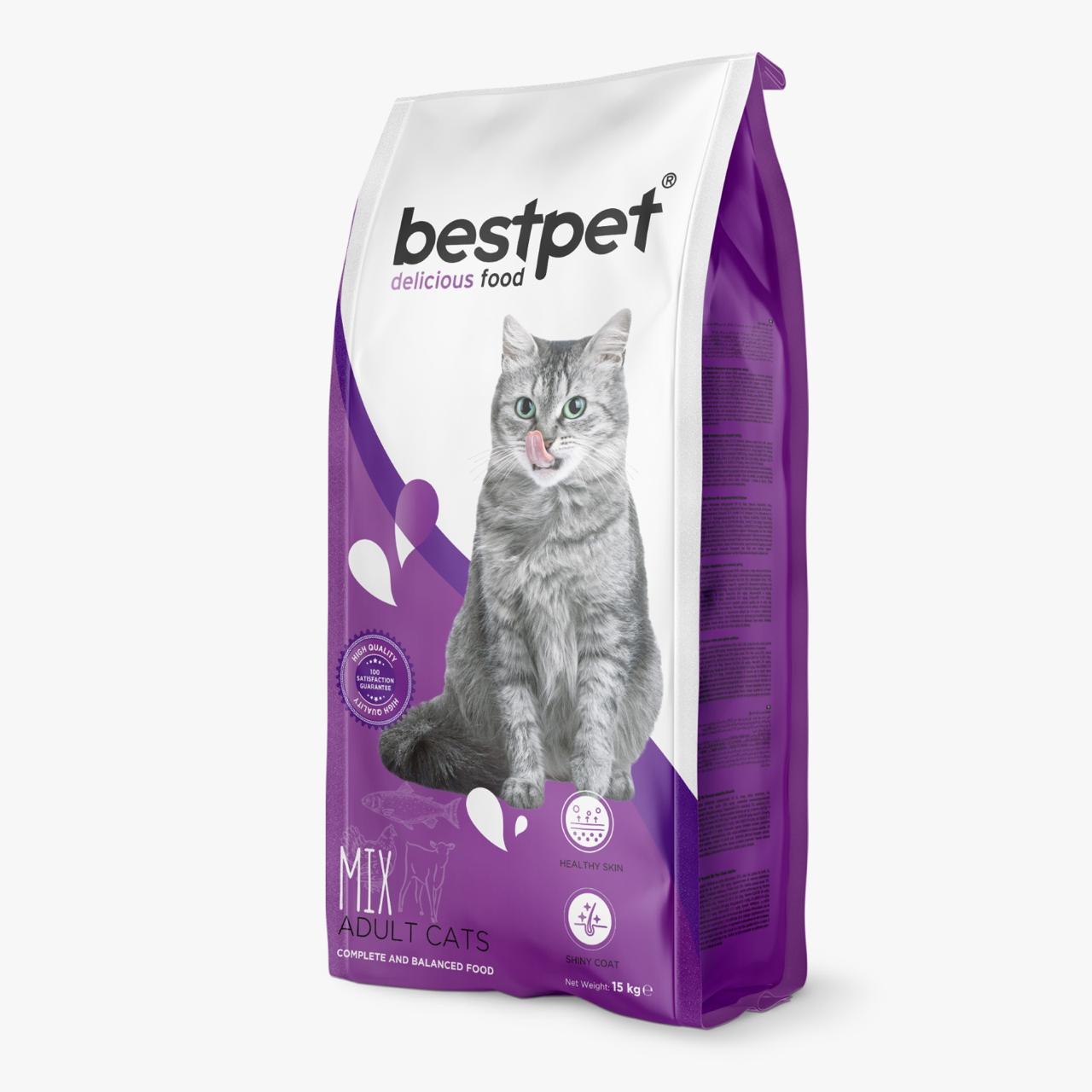 Best Pet Delicious Mix Dry Adult Cats 15kg