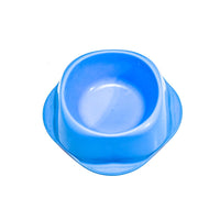 Round plastic food plate 17 cm