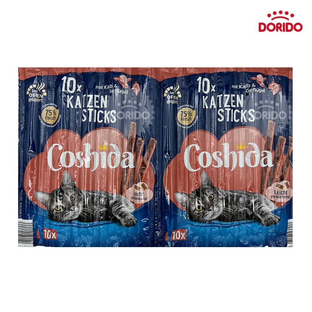 Coshida Cat Treats With mit Beef Gefluge 20 Stick