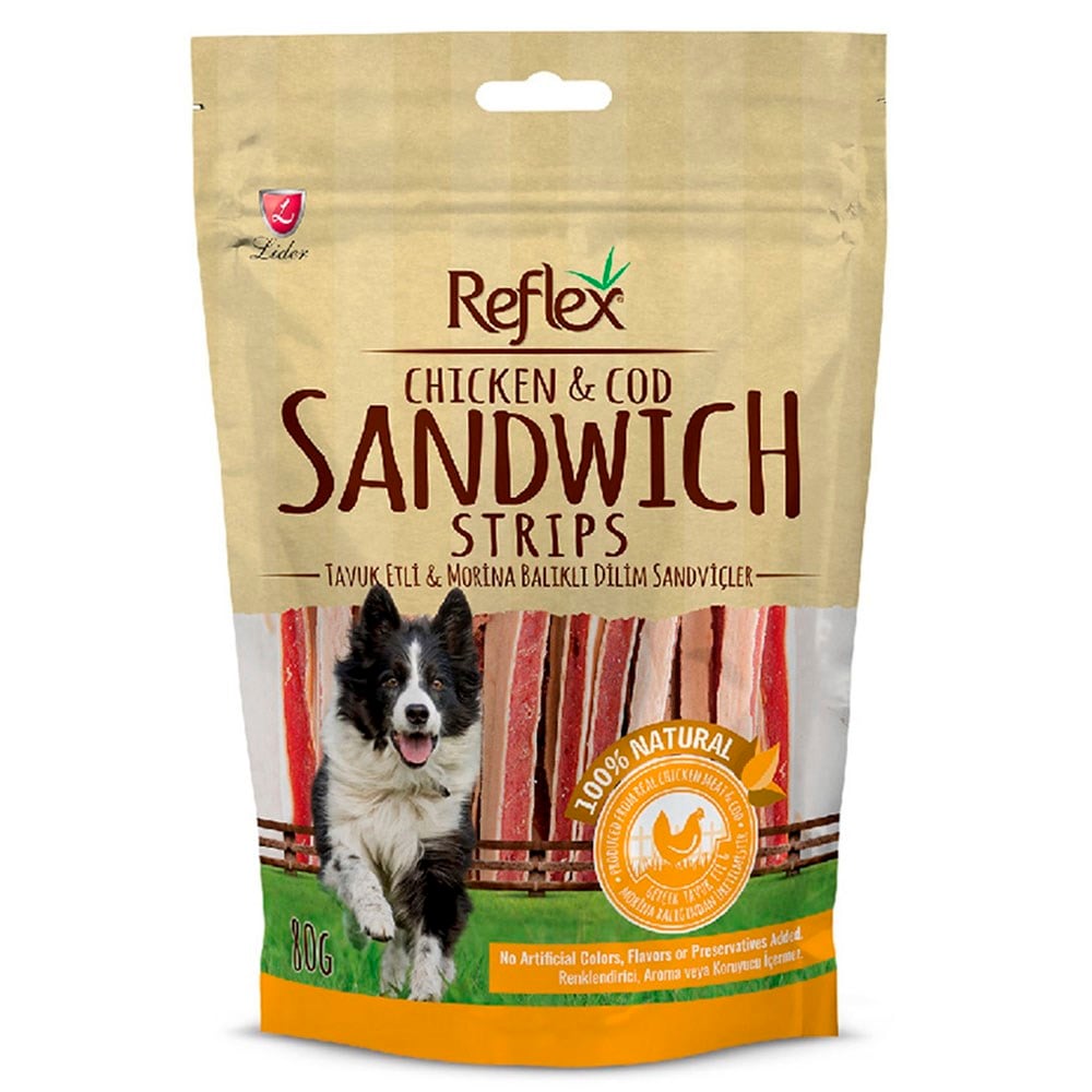 مكافأة الكلاب ريفلكس بنكهة البطة، 80 جرام