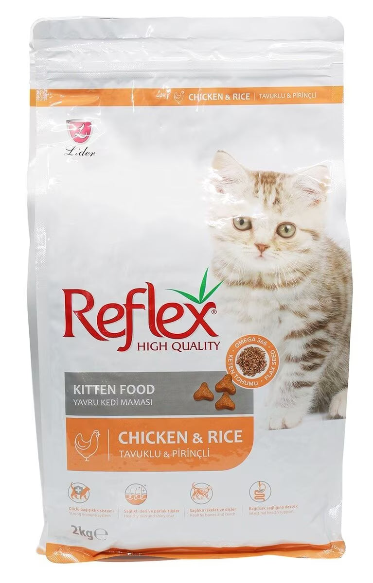 Reflex Cat Dry Food Kitten Chicken & Rice 2Kg
