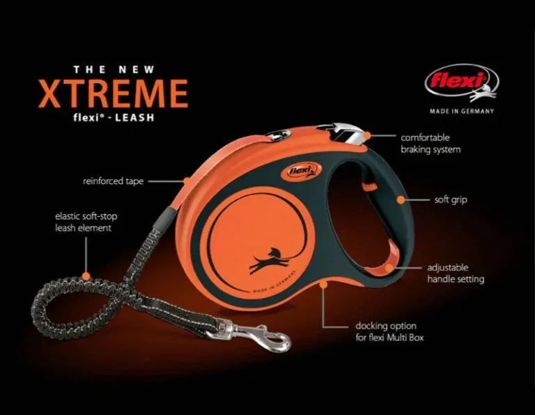 flexi® Xtreme L Tape 5 M Black / Orange