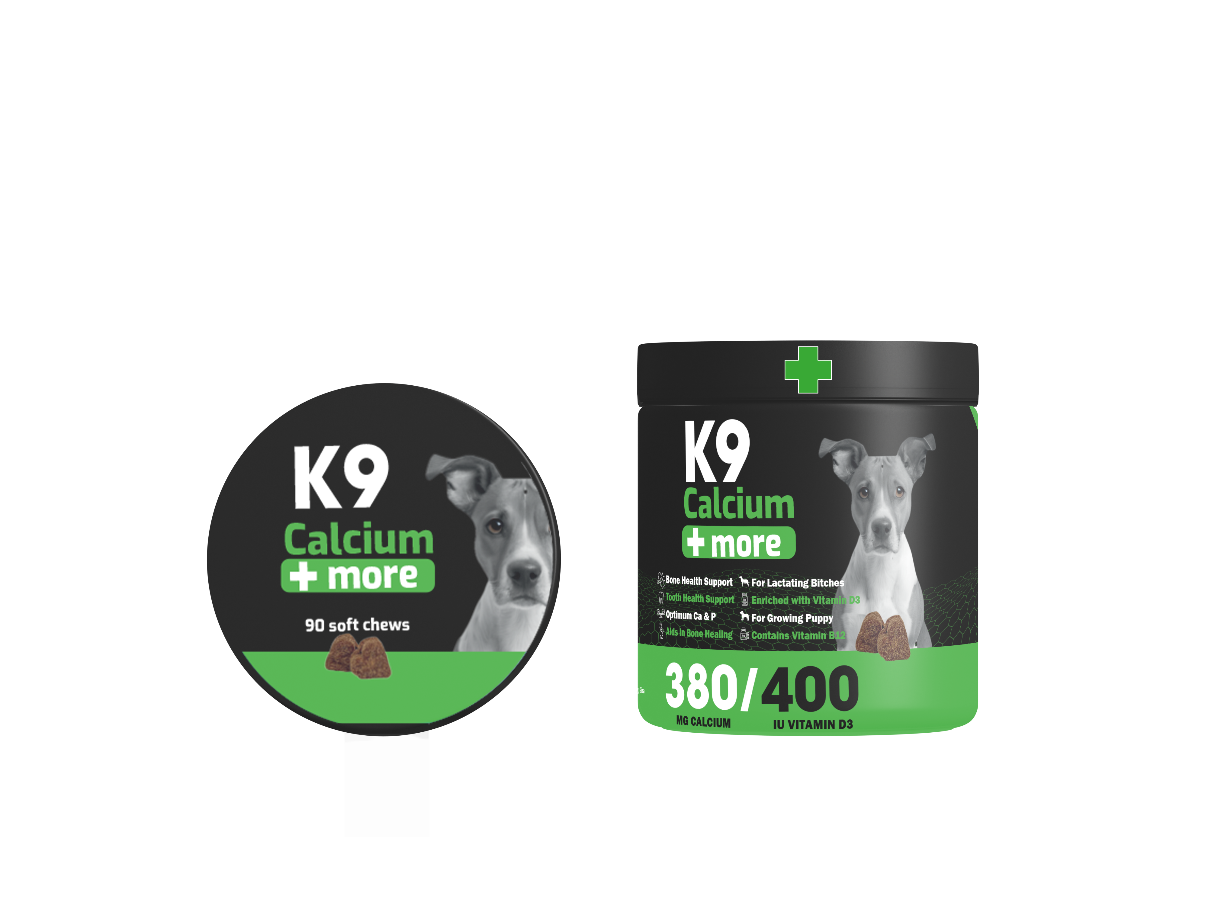 K9 - مكمل غذائي للكلاب (كالسيوم) 90 قطعة