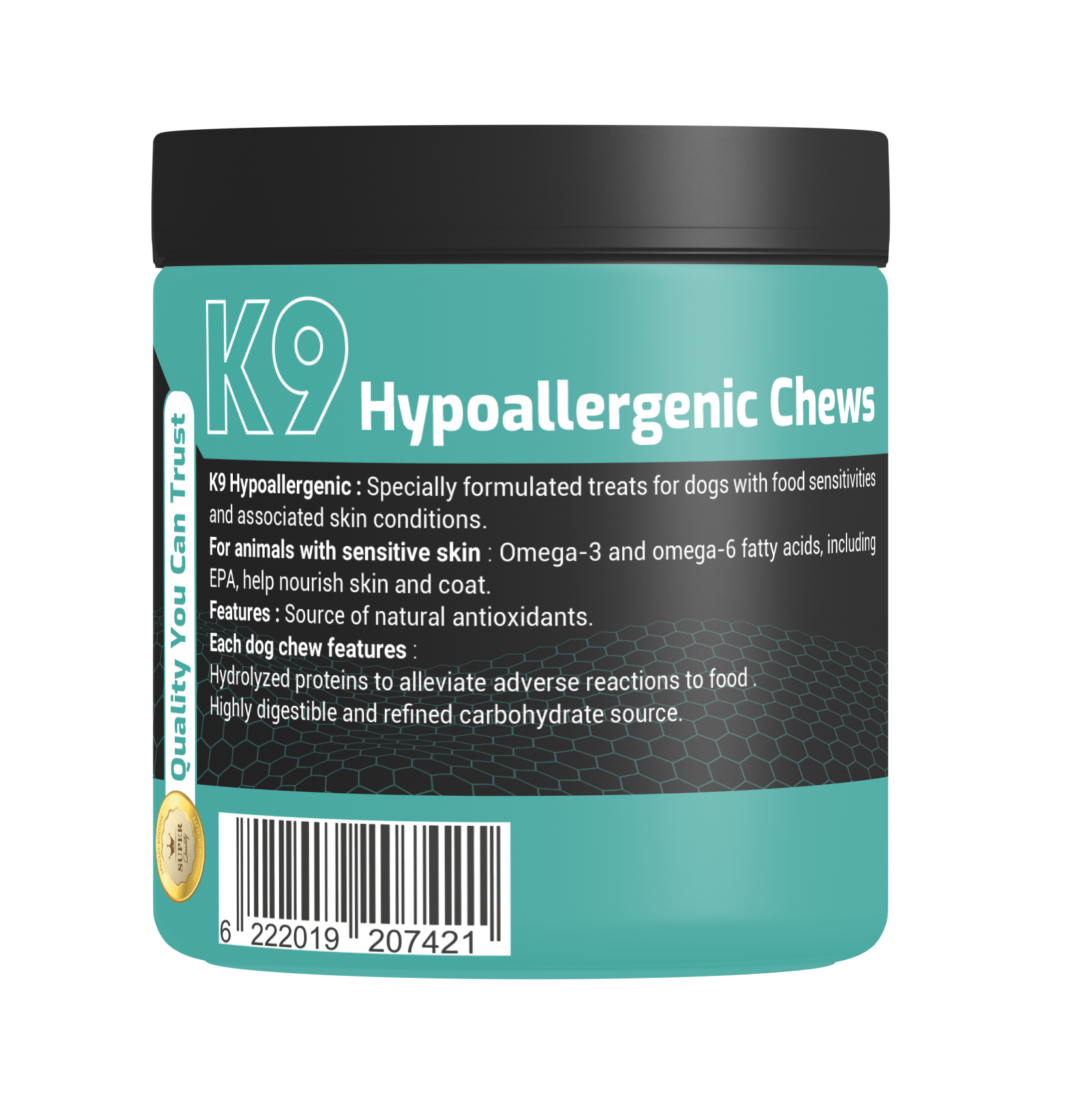 K9 - Supplement For Dogs ( Hypoallergrnic ) 90 Pcs