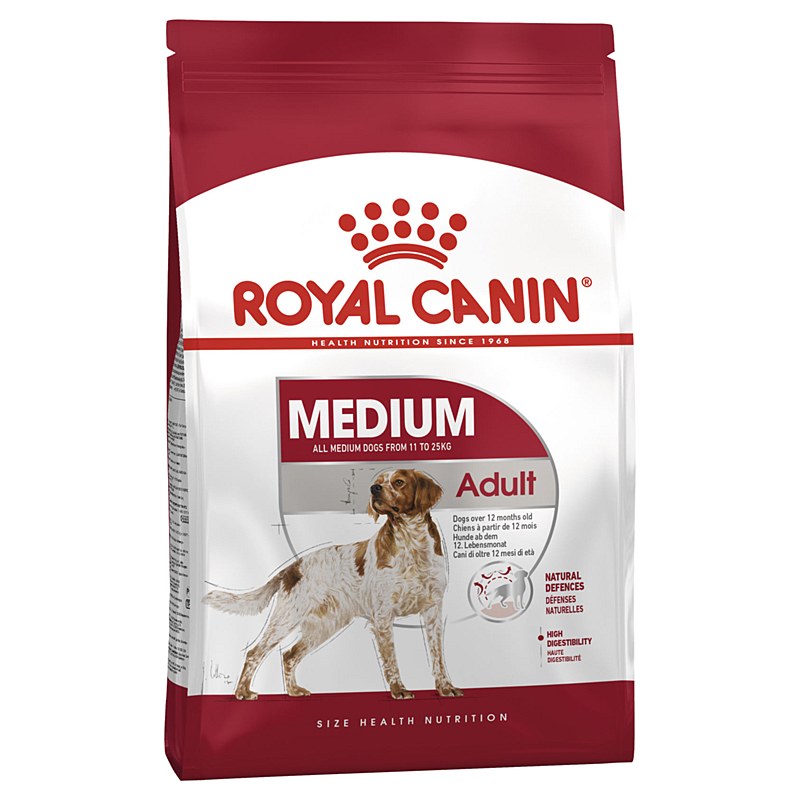 Royal Canin Medium Adult Dog Dry Food (4Kg/15Kg)