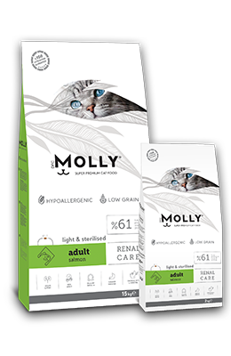 キャットフード molly Molly Renal Sterilised Cat Food 2KG