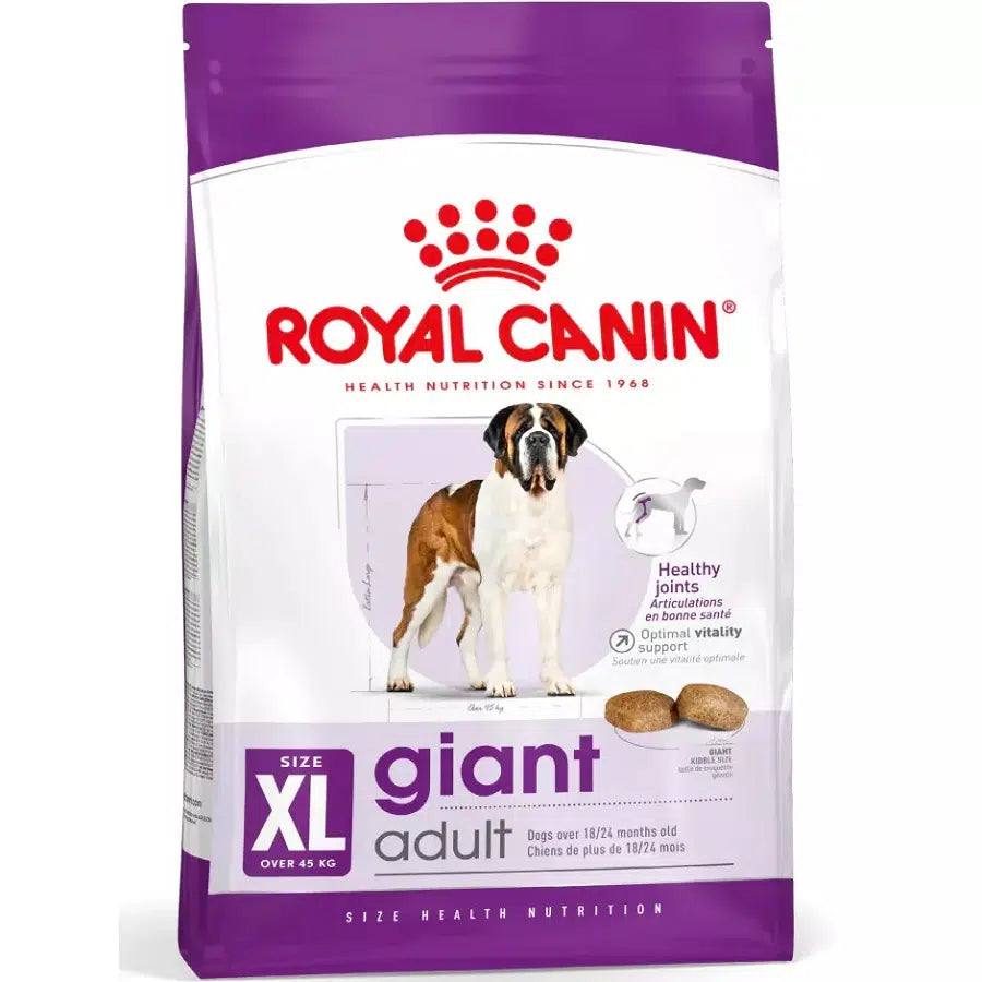 Royal Canin Giant Adult Dog Food Size XL Over 45kg (bag 4kg )