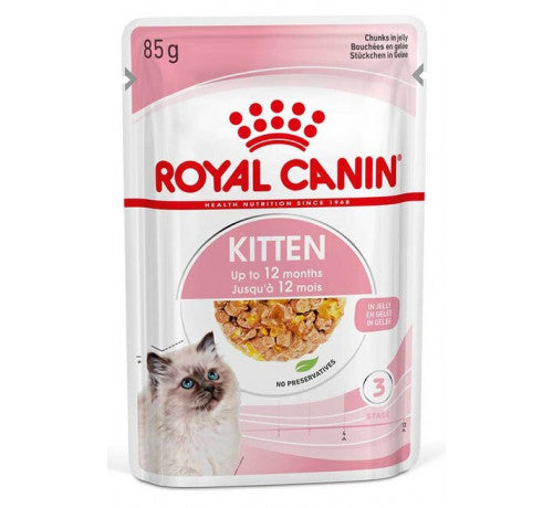Royal Canin Cat Wet Food Kitten Jelly Gelatina - Pouch - 85 g