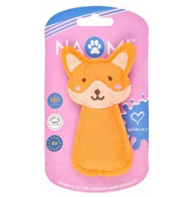 Naomi Orange Fox Plush Cat Toy