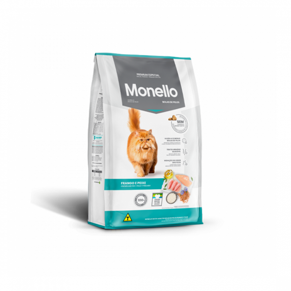 Monello Cat Dry Food Adult Hairball - 1 kg
