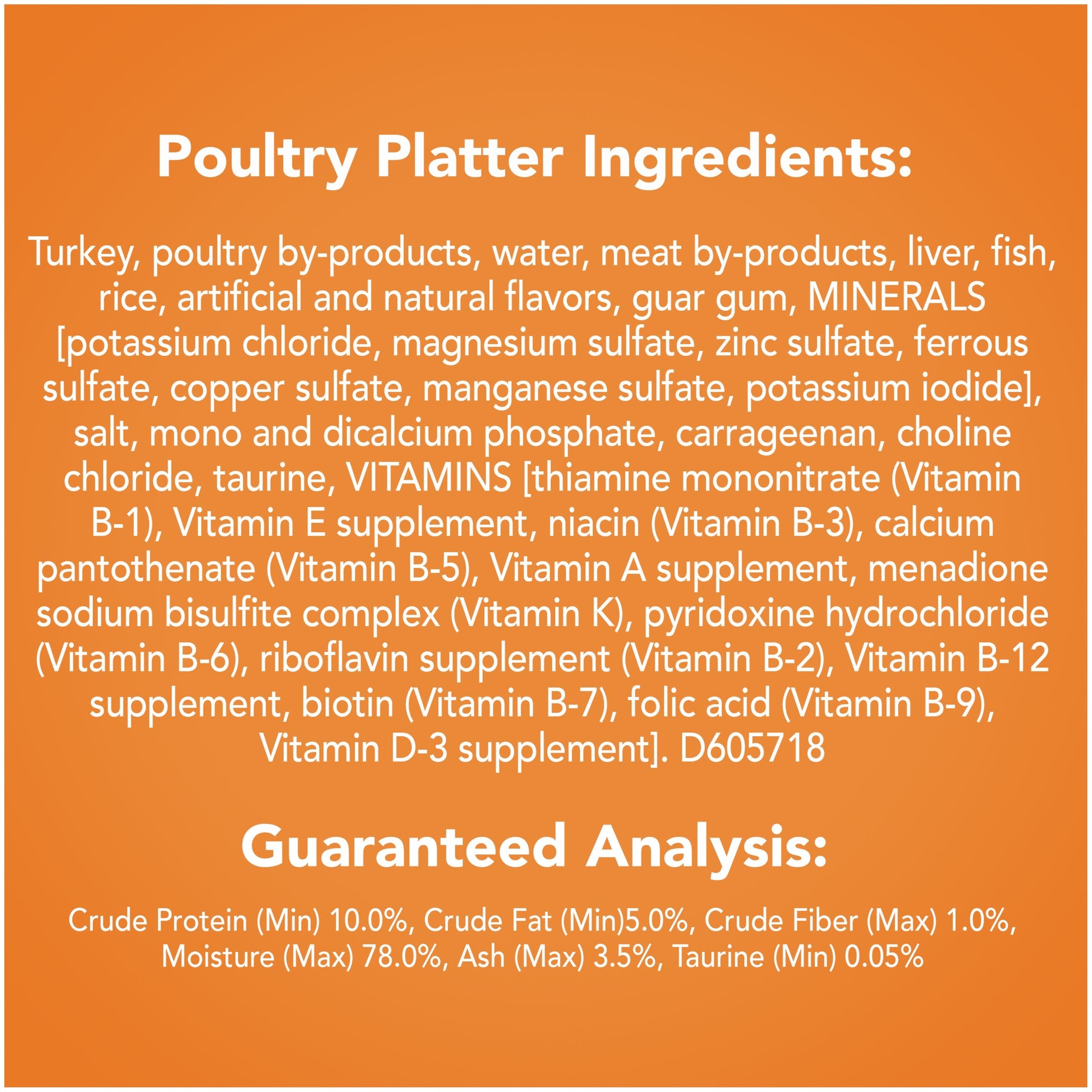 PURINA FRISKIES Wet Can Pate Poultry Platter Cat Food 368g