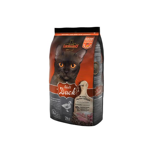 Leonardo Adult Duck Cat Dry Food 400 g / 2 Kg / 7.5 Kg / 15 Kg