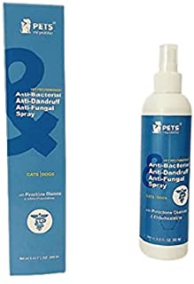 Spray pets republic anti bacterial and anti dandruff for dogs and cats 250 ml