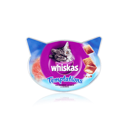 WHISKAS® Temptations Cat Treats with Salmon 60g