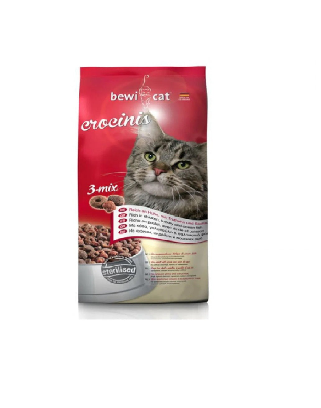 Bewi crocinis adult dry food for cat 5kg