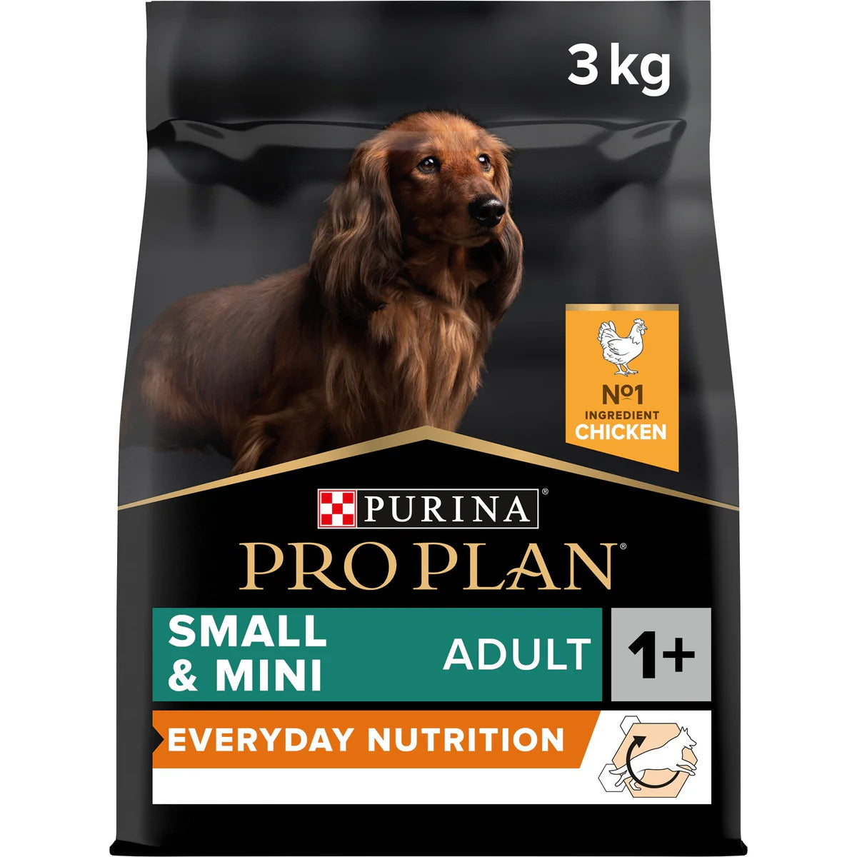 Pro Plan Dog Dry Food Adult Small & Mini Everyday Nutrition 3 kg
