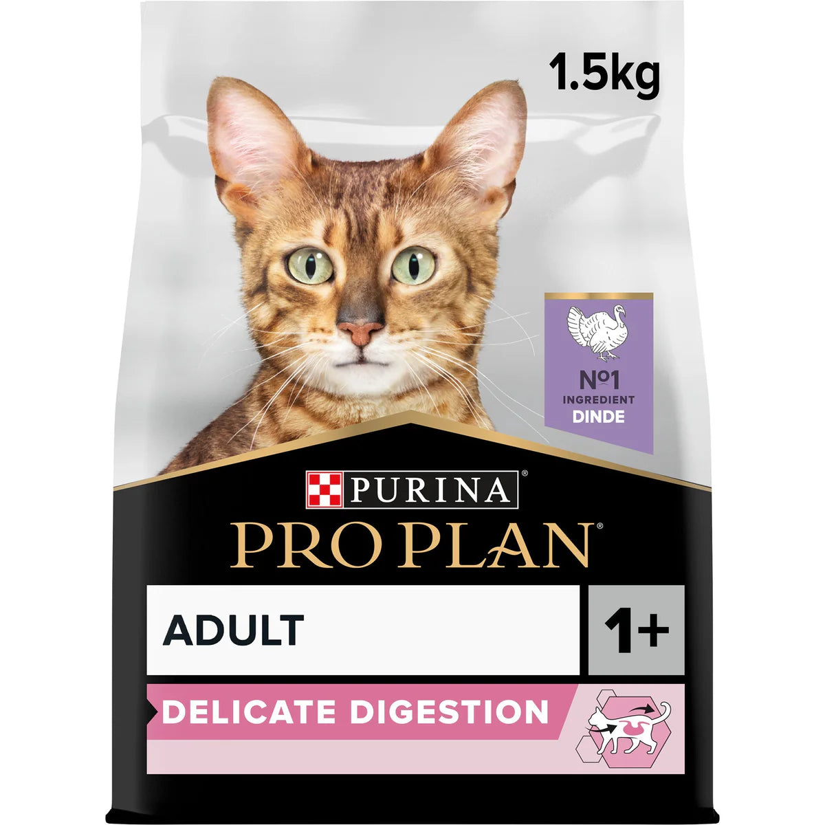 PURINA® PRO PLAN Delicate Turkey – For Cats with Sensitive Digestion 1.5kg