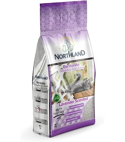 Northland Bentonite Clumping Cat Litter -Lavander 5L