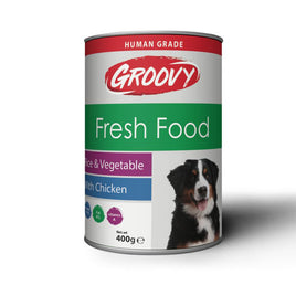 Groovy Dog Wet Food Chicken - Can 400g
