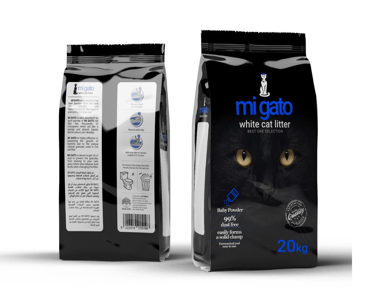 Mi Gato Cat Litter Baby Powder 20 L