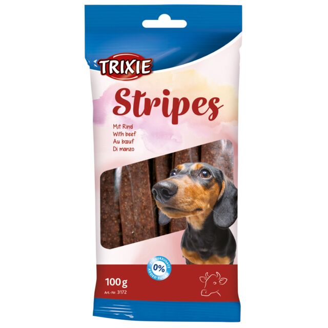Trixie Stripes with Beef Dog Treats 100g