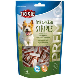 Trixie 31534 Premio Fish Chicken Stripes, 75 g