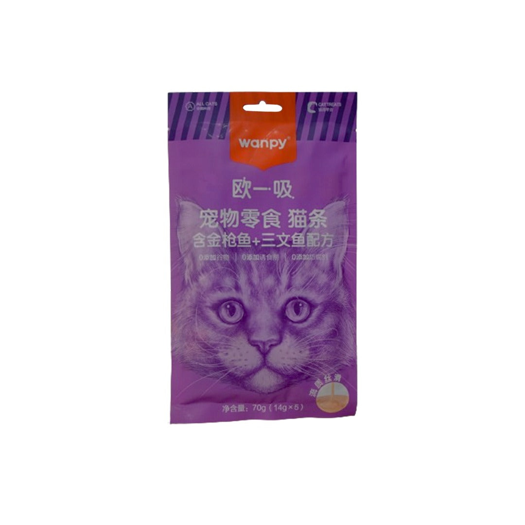 Wanpy creamy treat tuna & salmon -70g