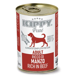 Kippy Pate Adult dog Wet Food Cans RICH IN BEEF 400 g