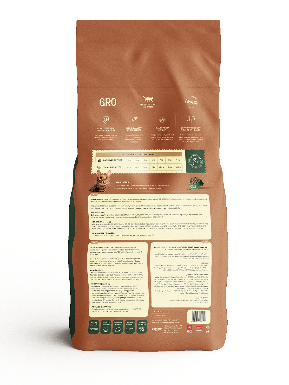 Gro Cat Dry Food Adult - 20kg