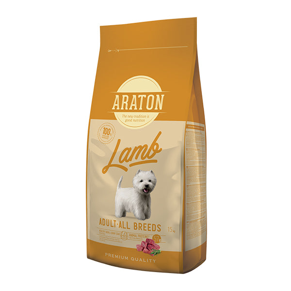 Araton Dog Dry food Adult Lamb All Breeds - 15 kg