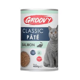 GROOVY CAT CLASSIC PATE SALMON 400gm