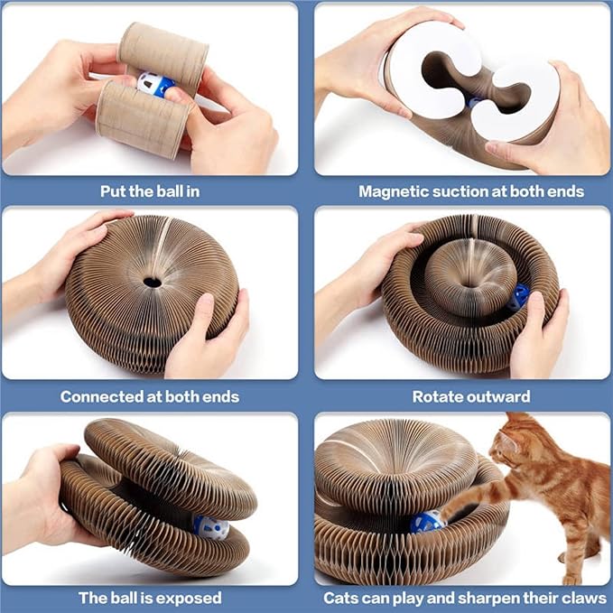 Magic Cat Ball-Cat Toy Scratcher Ball