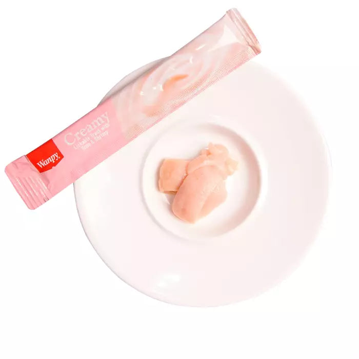 مكافآت وانبي كات بنكهة التونة الكريمية والروبيان (قطعة واحدة 14 غرام)