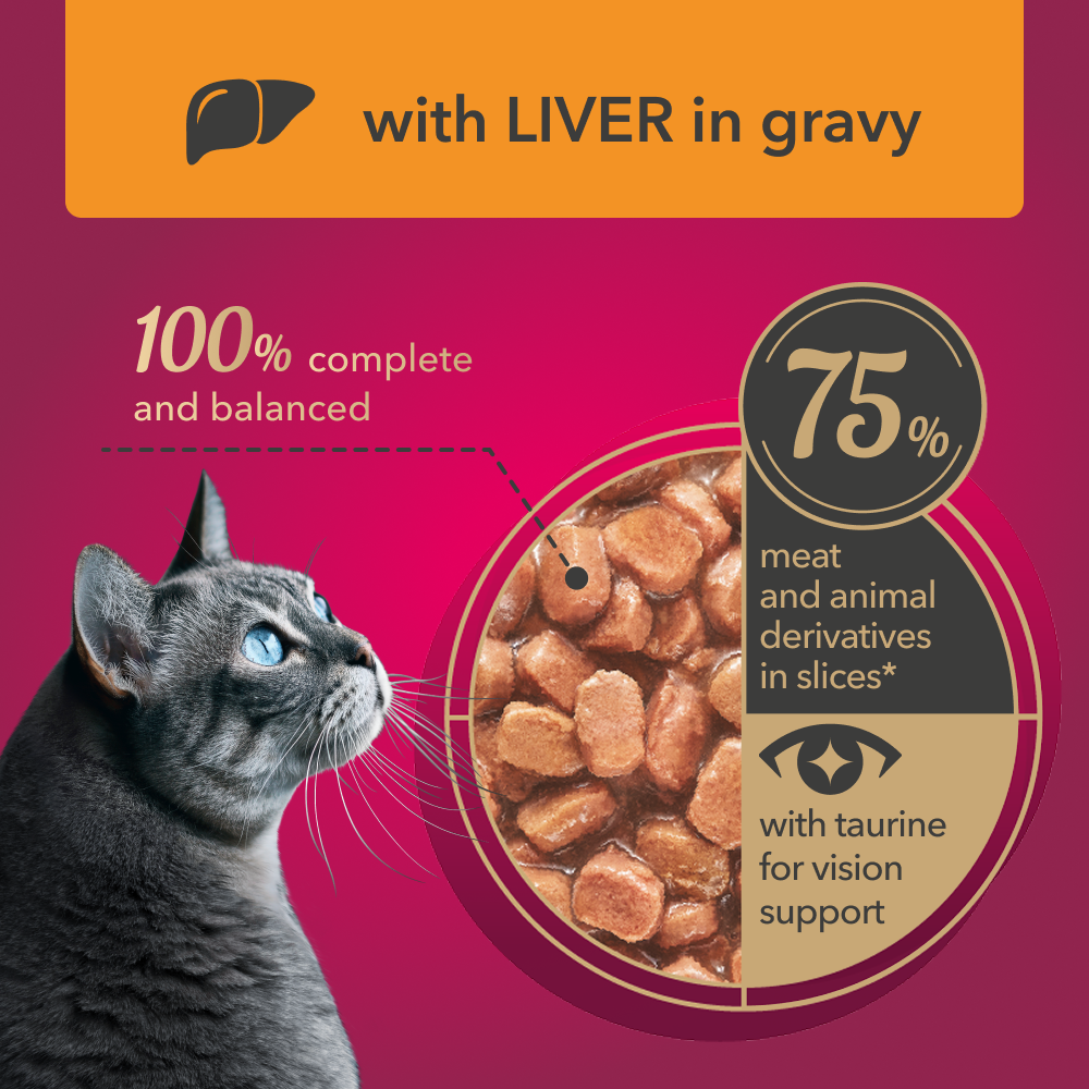 My Love Cat Wet Food Liver in Gravy - Pouch 85 gm