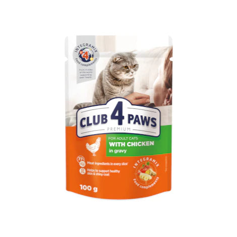 Club 4 Paws Cat Dry Food For Adult with Chicken 300 g