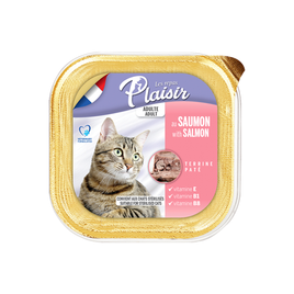 plaisir cat wet food salmon 100g