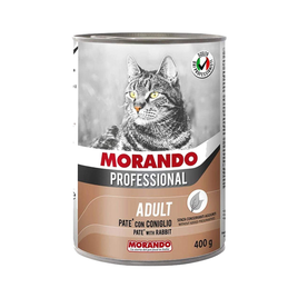 MORANDO ADULT CAT PATE WITH RABBIT 400 g