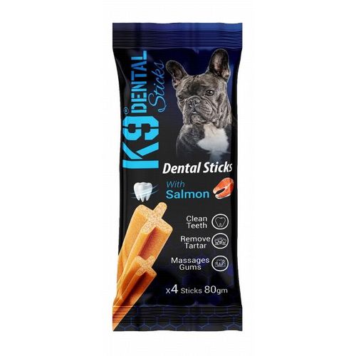 K9 Dental Sticks with salmon  (4 Pieces)