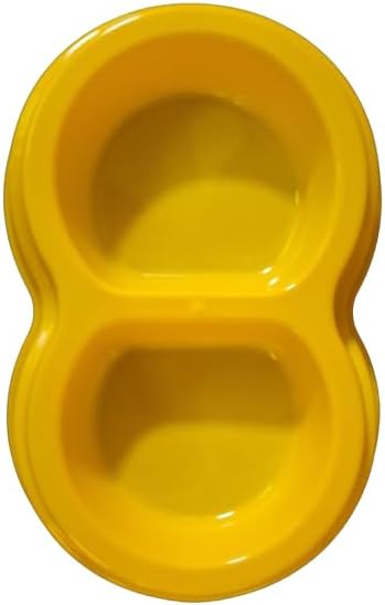 Large Plastic Bowl Double Yellow - 36 * 23 CM