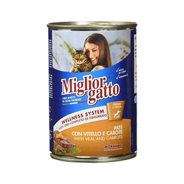 Miglior gatto – pate’ with veal and carrots 400g