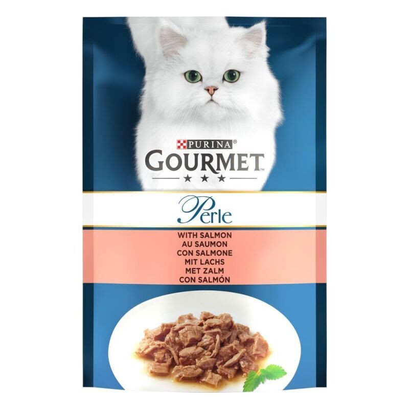 Purina Gourmet Perie With Salmon 85g