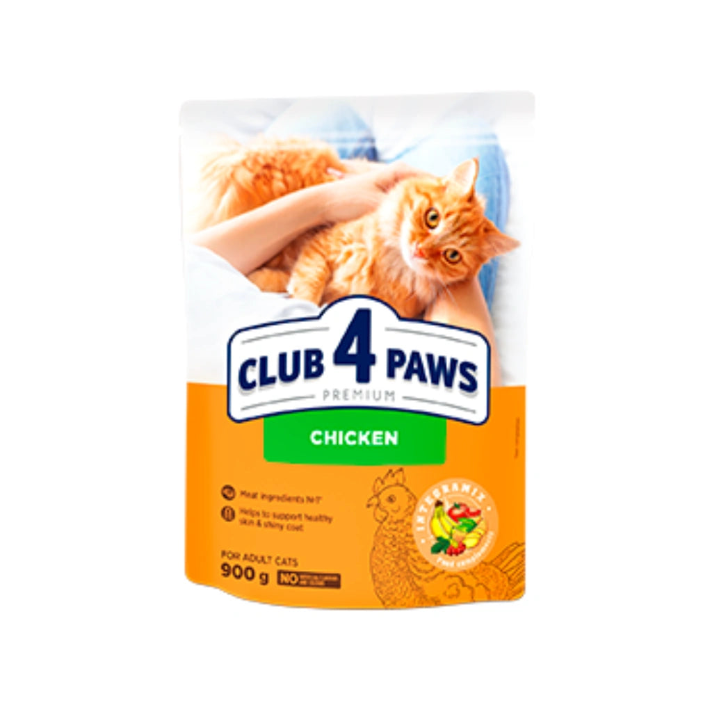 Club 4 Paws Cat Dry Food For Adult with Chicken 900 g