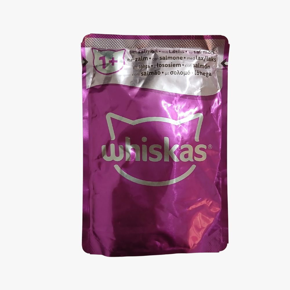 Whiskas Cat Wet Food With Salmon - Pouch 85gm