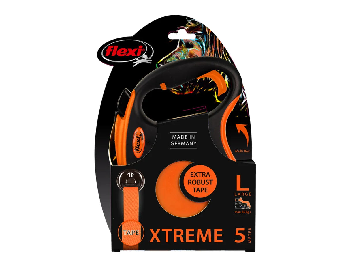 flexi® Xtreme L Tape 5 M Black / Orange